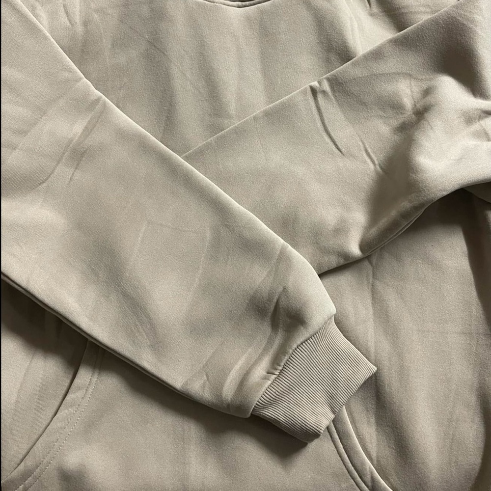 Vogue Beige Fleece Hoodie